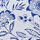 BLUE IVORY color swatch for Handkerchief Hem Print Dress