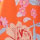 ORANGE MULTI color swatch for Floral Tassel Trim Dress