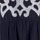 NAVY & WHITE color swatch for Embroidered Long Sleeve Blouse