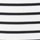 BLACK & WHITE color swatch for Striped Bandeau Bikini Top, Striped High Waisted Bikini Bottom