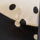 BLACK DOTTED color swatch for Contrast Polka Dot Dress