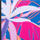 BLUE & PINK color swatch for Tropical Triangle Bikini Top