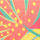 CORAL PRINTED color swatch for Tropical Print Bandeau Bikini Top