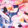 NAVY PRINTED color swatch for Floral Underwire Bikini Top, Print Waist Classic Bikini Bottom