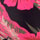 BLACK PRINTED color swatch for Hibiscus Underwire Bikini Top, Fold Over Classic Bikini Bottom