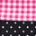 BLACK & ROSE color swatch for Gingham Underwire Bikini Top, Printed Fold Over Bikini Bottom
