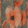 JADE ORANGE color swatch for Floral V-Neck Dress