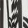 IVORY & BLACK color swatch for Wide Leg Printed Pants
