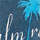 Blue-Patterned color swatch for Palm Tree Print Top