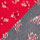 RED & GREY color swatch for 2 Pk Floral 3/4 Sleeve Tops