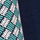 TURQUOISE & NAVY color swatch for 2 Pk Keyhole 3/4 Sleeve Tops