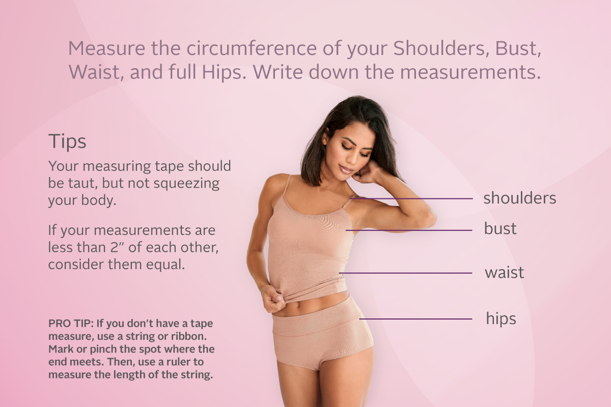 How to Measure Your Dress Size | Fit Guide  LASCANA